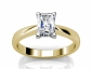 Gold Radiant Diamond Cut Rings SYF06 image two 