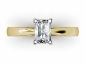 Gold Radiant Diamond Cut Rings SYF06 image three 