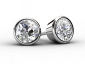 2ct diamond earrings ERBPA08 Image 1
